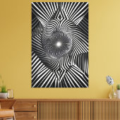 Between Lines and Dimensions Leinwanddruck (Insitu (Wohnzimmer))