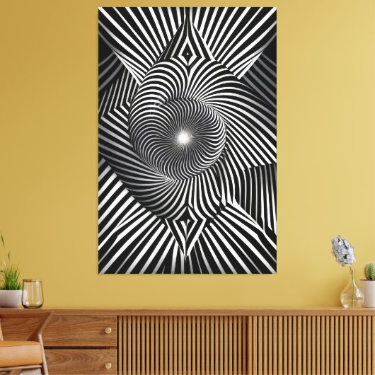 Between Lines and Dimensions Leinwanddruck (Insitu (Wohnzimmer))