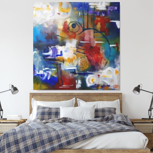 Between Silence and Storm  Leinwanddruck (Insitu (Schlafzimmer))