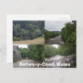 Betws-y-Coed, Wales Postkarte (Vorne/Hinten)