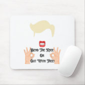 Beuge das Knie oder raus mit dir Trump Potus USA  Mousepad (Mit Mouse)