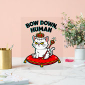 beugen Menschen Acrylschild (Hochzeit)