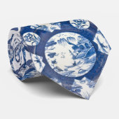 Beugen Sie Platte mit Chineseentwurf, C. 1770 Krawatte (Gerollt)