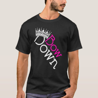 Beugen Sie unten vektorkunst T-Shirt