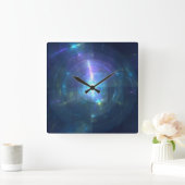 Beugung Quadratische Wanduhr (Zuhause)