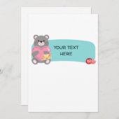 BEUNRUHIGBAR FEIERTAGSKARTE (Vorne/Hinten)