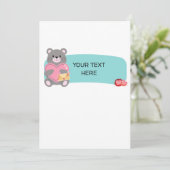 BEUNRUHIGBAR FEIERTAGSKARTE (Stehend Vorderseite)