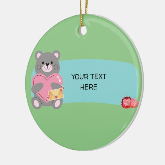 BEUNRUHIGBAR KERAMIK ORNAMENT (Links)