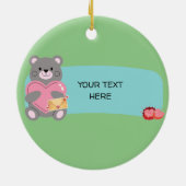 BEUNRUHIGBAR KERAMIK ORNAMENT (Hinten)