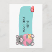 BEUNRUHIGBAR POSTKARTE (Vorderseite)