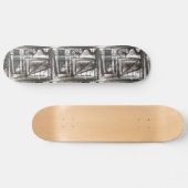Beunruhigen-Hand gemalte abstrakte Brushstrokes Skateboard (Horizontal)