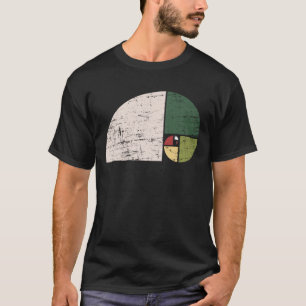 Beunruhigend Fibonacci Spiral Retro Vintag T-Shirt