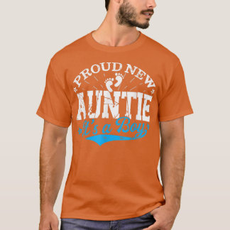 Beunruhigend Gender Reveal Proud New Auntie Es ist T-Shirt