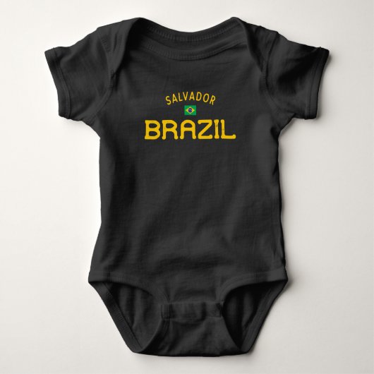 Beunruhigend Salvador Brasilien Baby Strampler (Vorderseite)
