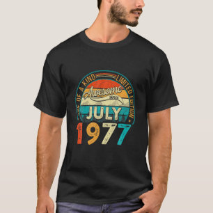 Beunruhigend Vintag Phantastisch seit Juli 1977 44 T-Shirt