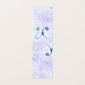 Beunruhigende blaue Schmetterlingswurfkarten Visitenkarten (Außenseite Aufgefaltet)