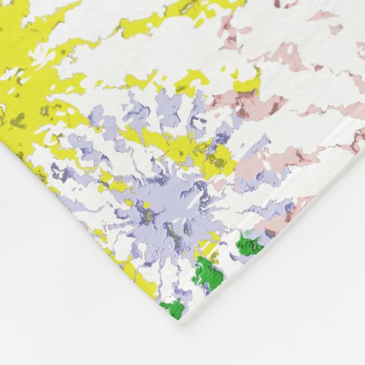 Beunruhigende Blume Burst Sherpa Blanket Fleecedecke (Ecke)