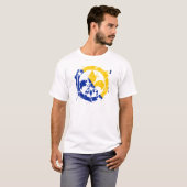 Beunruhigende Fleur Flagge 2 T-Shirt (Vorne ganz)
