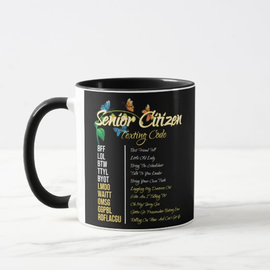 Beunruhigender Senior Citizen Sims Code Opa Tasse (Links)