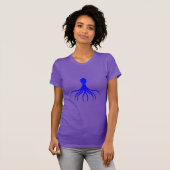 Beunruhigendes Octopus-Design - Frauen-Bella+Leinw T-Shirt (Vorne ganz)