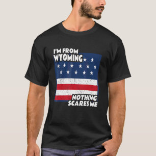 Beunruhigt bin ich von Wyoming Zuhause Staat Wy No T-Shirt