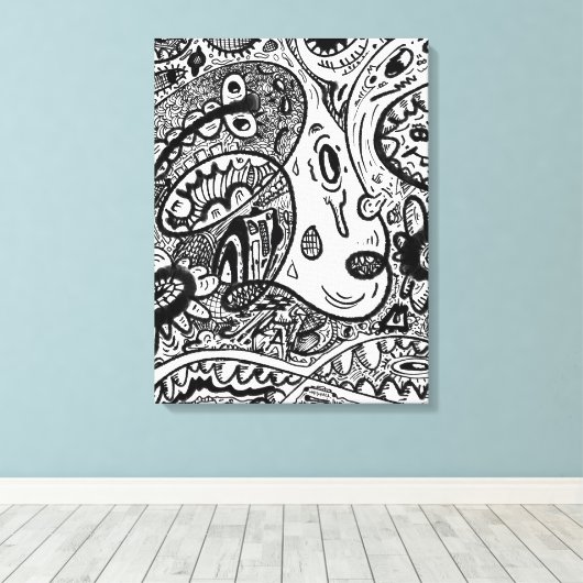 beunruhigt leinwanddruck (Insitu (Holzboden))