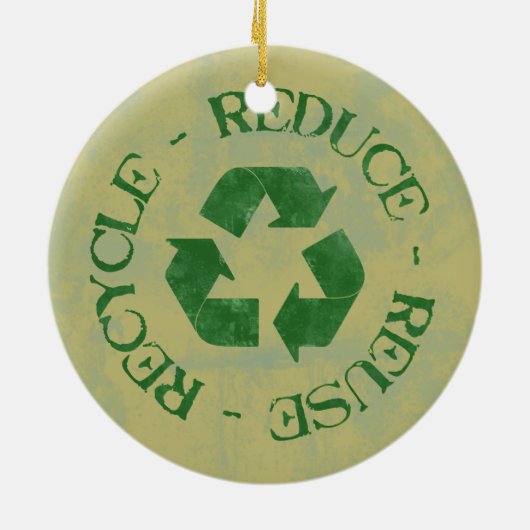 Beunruhigt verringern Sie Wiederverwendung Keramikornament (Hinten)