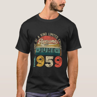 Beunruhigt Vintag Phantastisch seit Juni 1959 64th T-Shirt