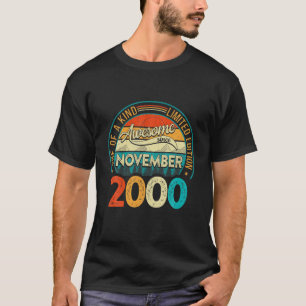 Beunruhigt Vintag Phantastisch seit November 2000  T-Shirt