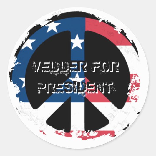 Beunruhigte 2 runde Sticker (Vorderseite)