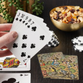 Beunruhigte Alice und Freund-Abdeckung Spielkarten (In Situ)