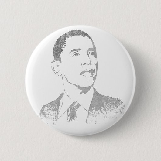 Beunruhigte Barack Obama Knöpfe Button (Vorderseite)