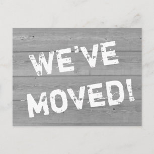 Beunruhigte bewegliche Postkarten der hölzernen