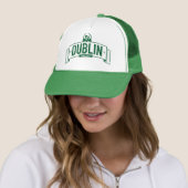 beunruhigte Dublin-Fahne Truckerkappe (Beispiel)