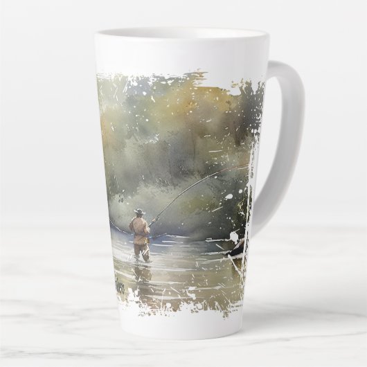 Beunruhigte Fischerei Milchtasse (Rechte Ecke)