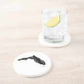 Beunruhigte Florida-Staats-Kontur Getränkeuntersetzer (Seite)