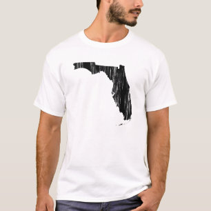 Beunruhigte Florida-Staats-Kontur T-Shirt