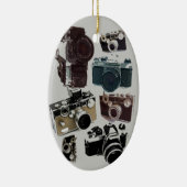 beunruhigte Fotografphotographie Retro Kamera Keramikornament (Rechts)