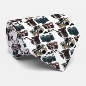 beunruhigte Fotografphotographie Retro Kamera Krawatte (Gerollt)