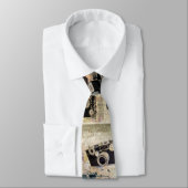 beunruhigte Fotografphotographie Retro Kamera Krawatte (Gebunden)