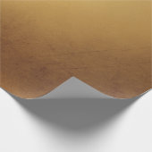 Beunruhigte Goldmetallische Beschaffenheit 3 Geschenkpapier (Ecke)
