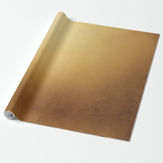 Beunruhigte Goldmetallische Beschaffenheit 3 Geschenkpapier (Ungerollt)