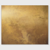 Beunruhigte Goldmetallische Beschaffenheit 5 Geschenkpapier (Flach)