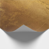 Beunruhigte Goldmetallische Beschaffenheit 5 Geschenkpapier (Ecke)