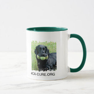 Beunruhigte Grenze 2 versah Wecker-Tasse mit Tasse