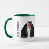 Beunruhigte Grenze 2 versah Wecker-Tasse mit Tasse (Links)