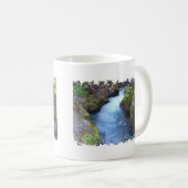 Beunruhigte Grenze - 2 versahen Wecker-Tasse mit Kaffeetasse (VorderseiteRechts)