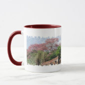 Beunruhigte Grenze - 2 versahen Wecker-Tasse mit Tasse (Links)