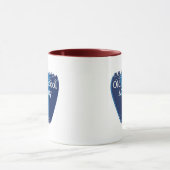 Beunruhigte Grenze - 2 versahen Wecker-Tasse mit Tasse (Zentrum)
