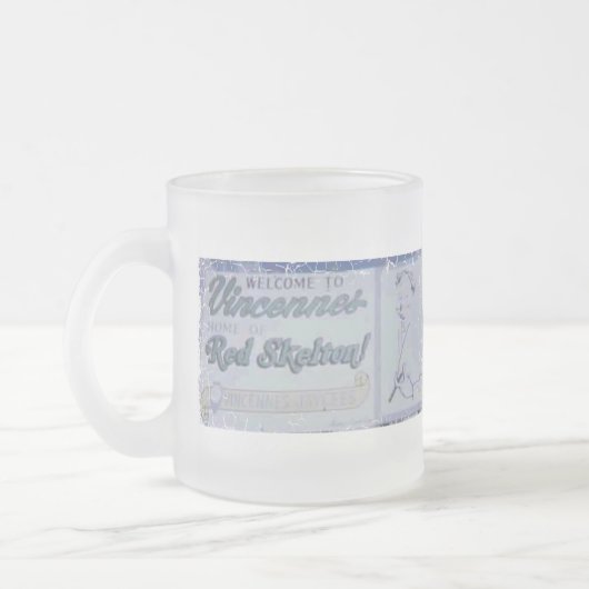 Beunruhigte Grenze Stein - besonders angefertigt Mattglastasse (Links)